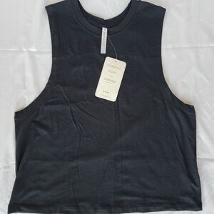Fabletics Women's Jade Muscle Tank, Black, Size Small (NWT)